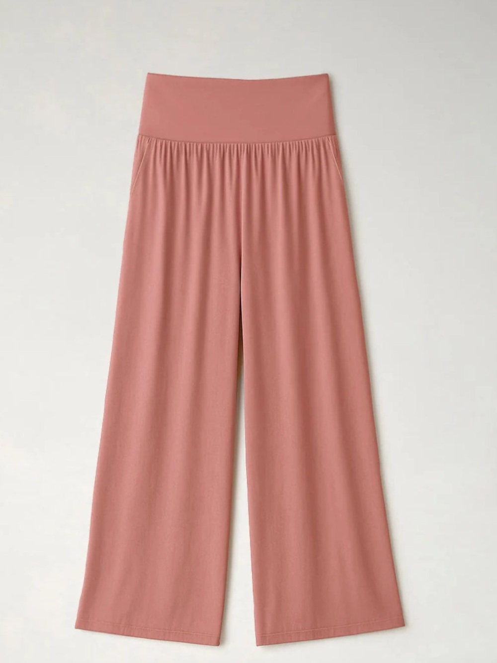 Women's Colsie Wide-Leg Pull-On Pants in Dusty Rose